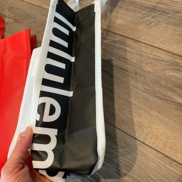 2 Reusable Lululemon Tote Bags - Picture 3 of 4